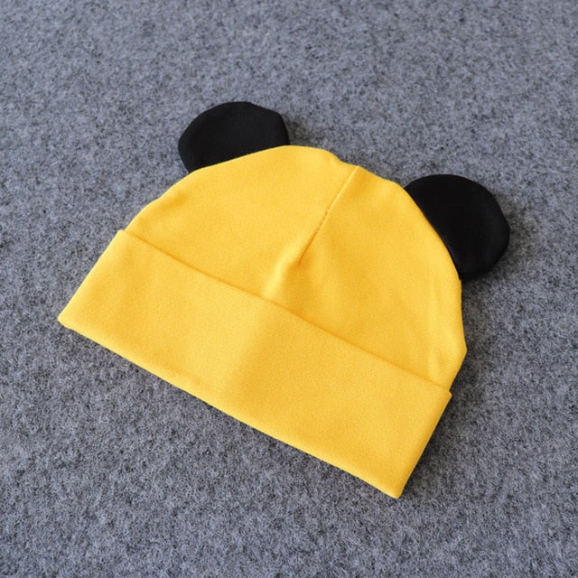 Baby Hat With Ears Cotton Warm
