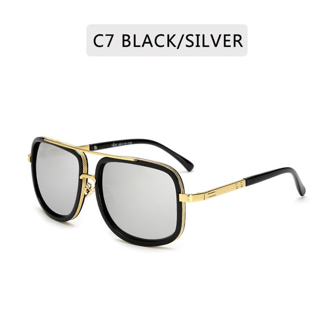 Sunglasses Square Metal Sun
