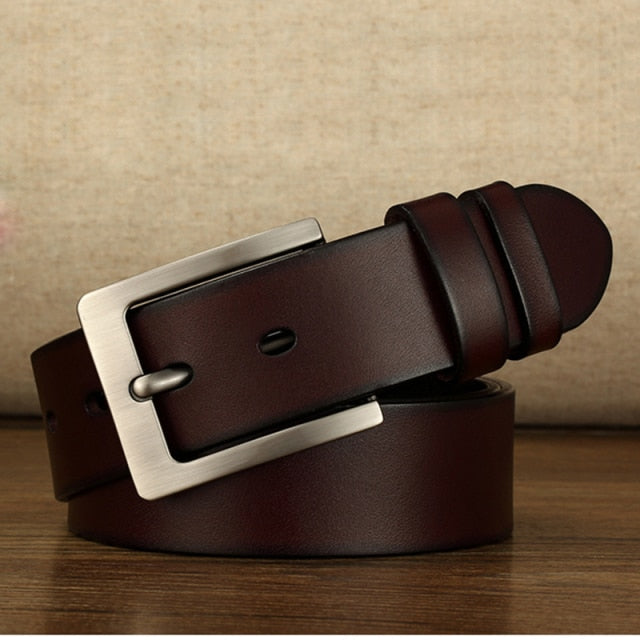 Leather Men Belt Cow Genuine