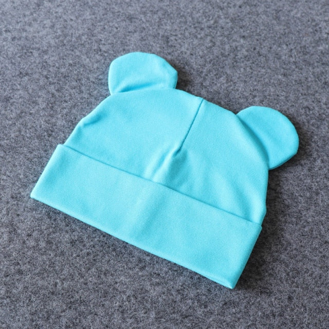 Baby Hat With Ears Cotton Warm