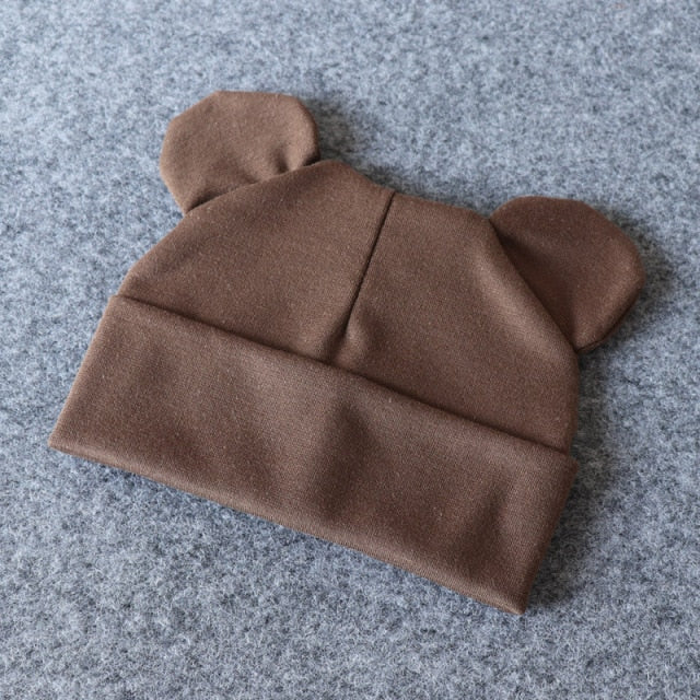 Baby Hat With Ears Cotton Warm