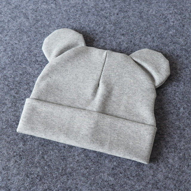 Baby Hat With Ears Cotton Warm