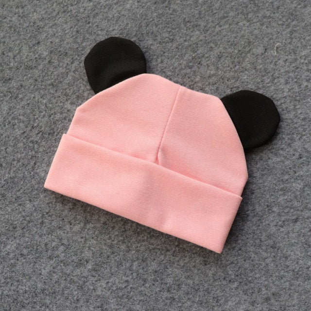 Baby Hat With Ears Cotton Warm