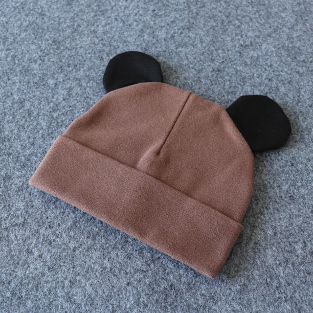 Baby Hat With Ears Cotton Warm