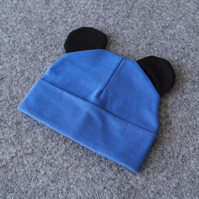Baby Hat With Ears Cotton Warm