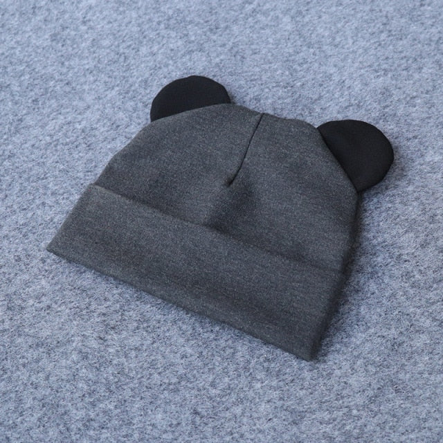 Baby Hat With Ears Cotton Warm
