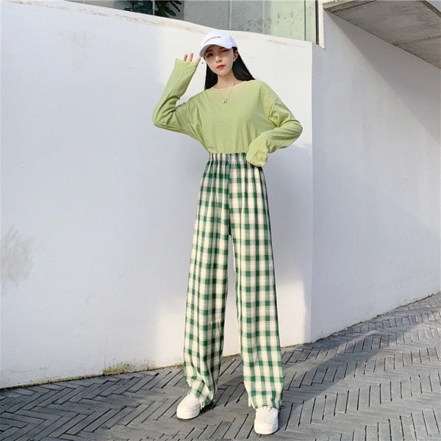 Plaid pants