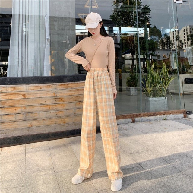 Plaid pants